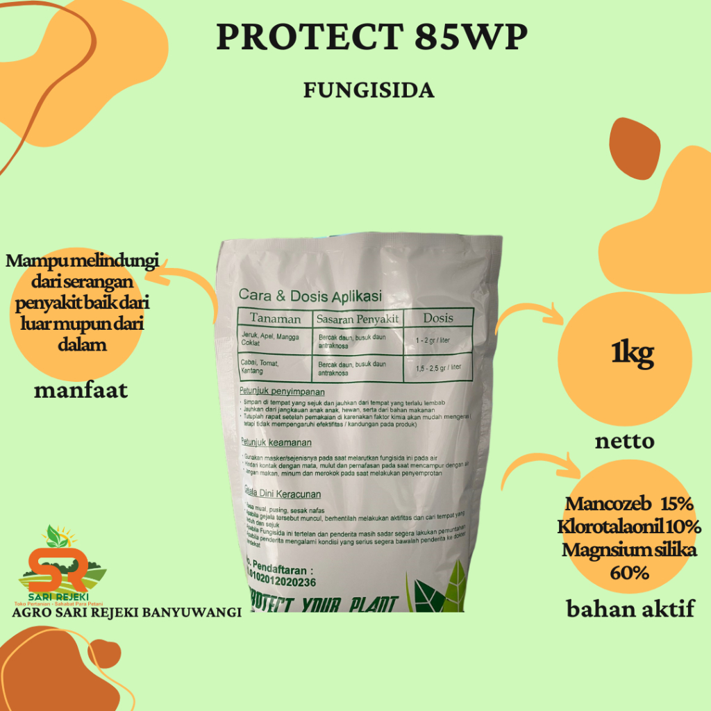 PROTECT 85WP 1KG FUNGISIDA SISTEMIK