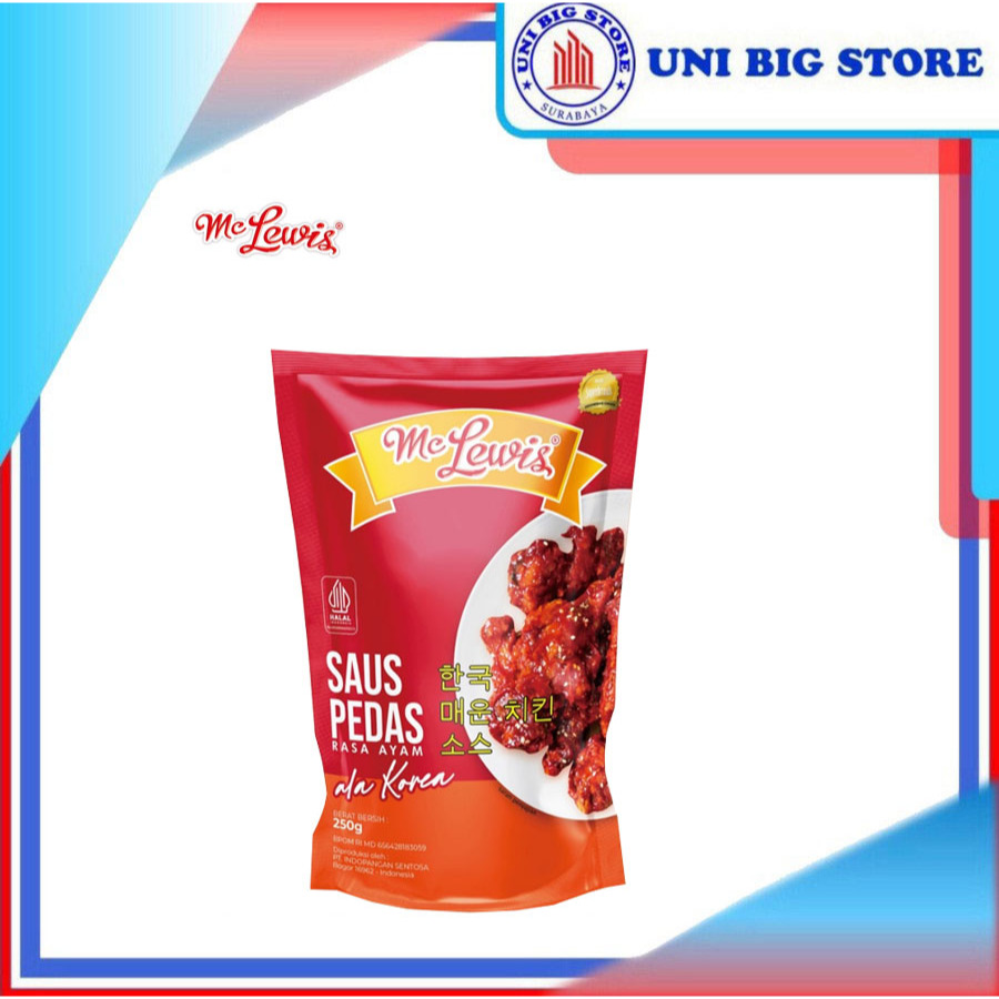 

Mc Lewis Saus Pedas Ayam Ala Korea 250 gr Korean Chicken Sauce