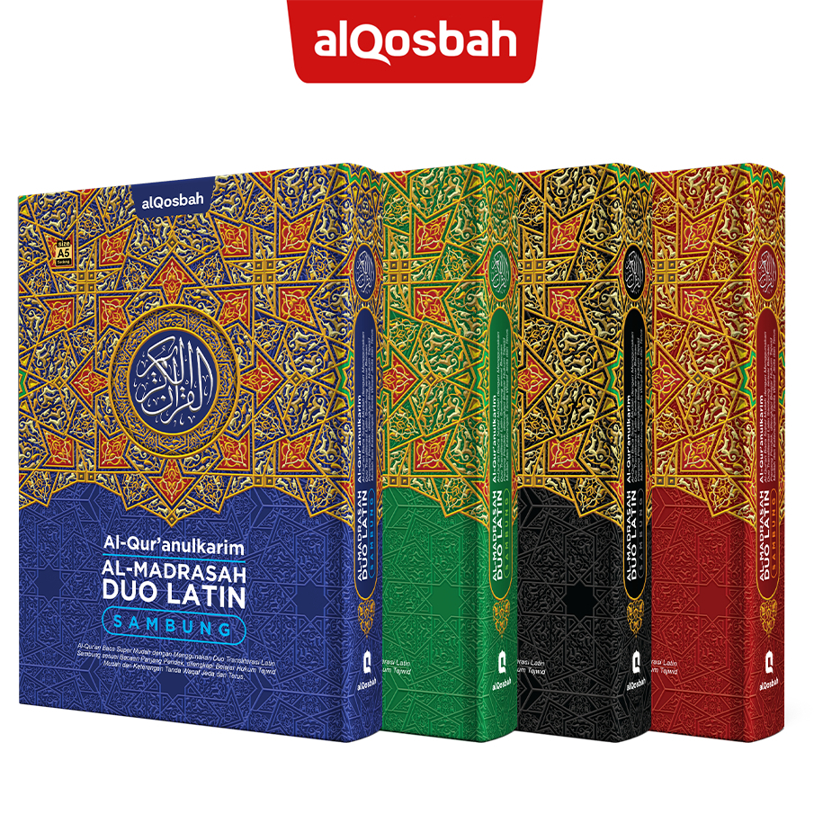 

AL QURAN Al Madrasah Duo Latin Sambung Ukuran A5 - AL QOSBAH