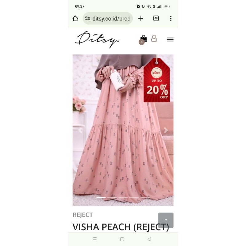 ditsy reject sale , September