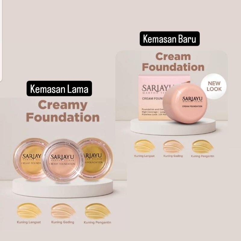 [ SARIAYU ] Krem Alas Bedak Creamy Foundation