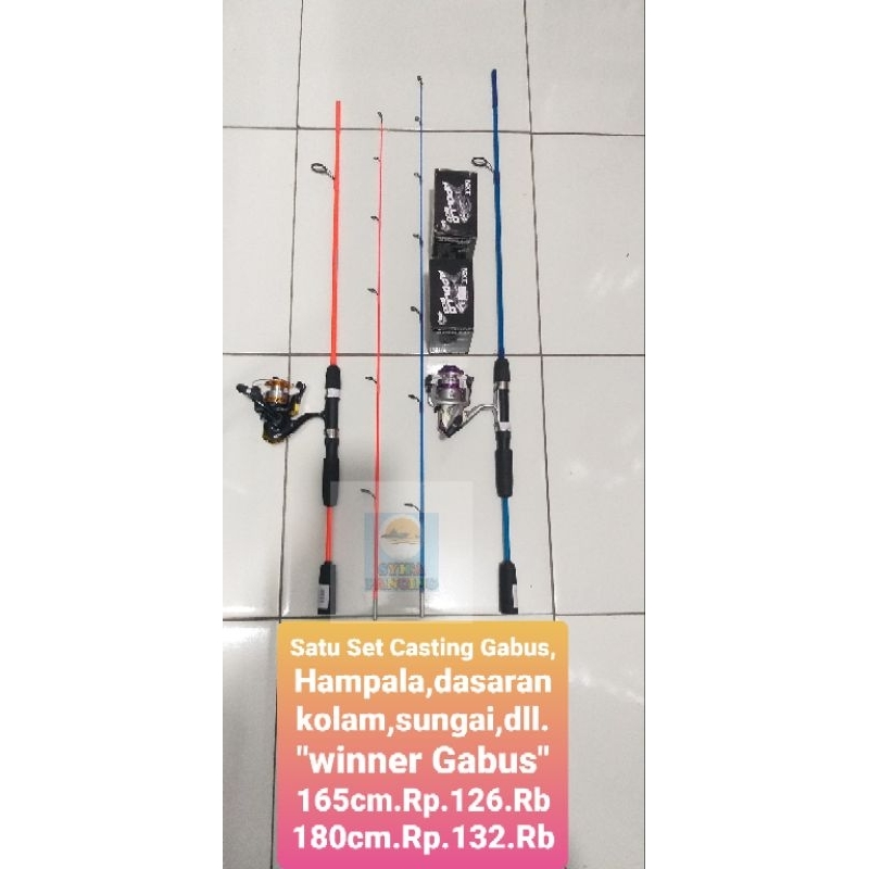 SET CASTING SPINING WINNER GABUS