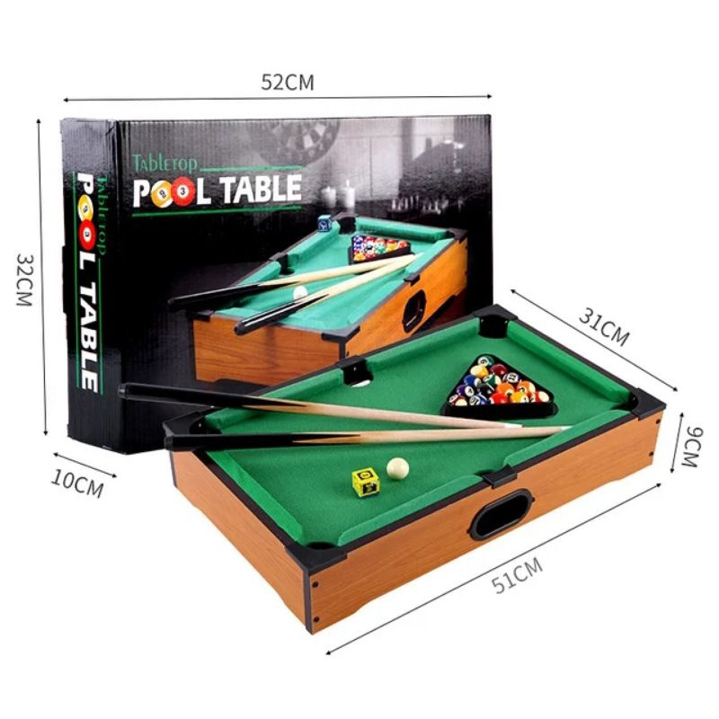 MAINAN ANAK BILLIARD MINI POOLTABLE MAINAN MEJA BILIAR ANAK T357 MEJA BILIAR 2540