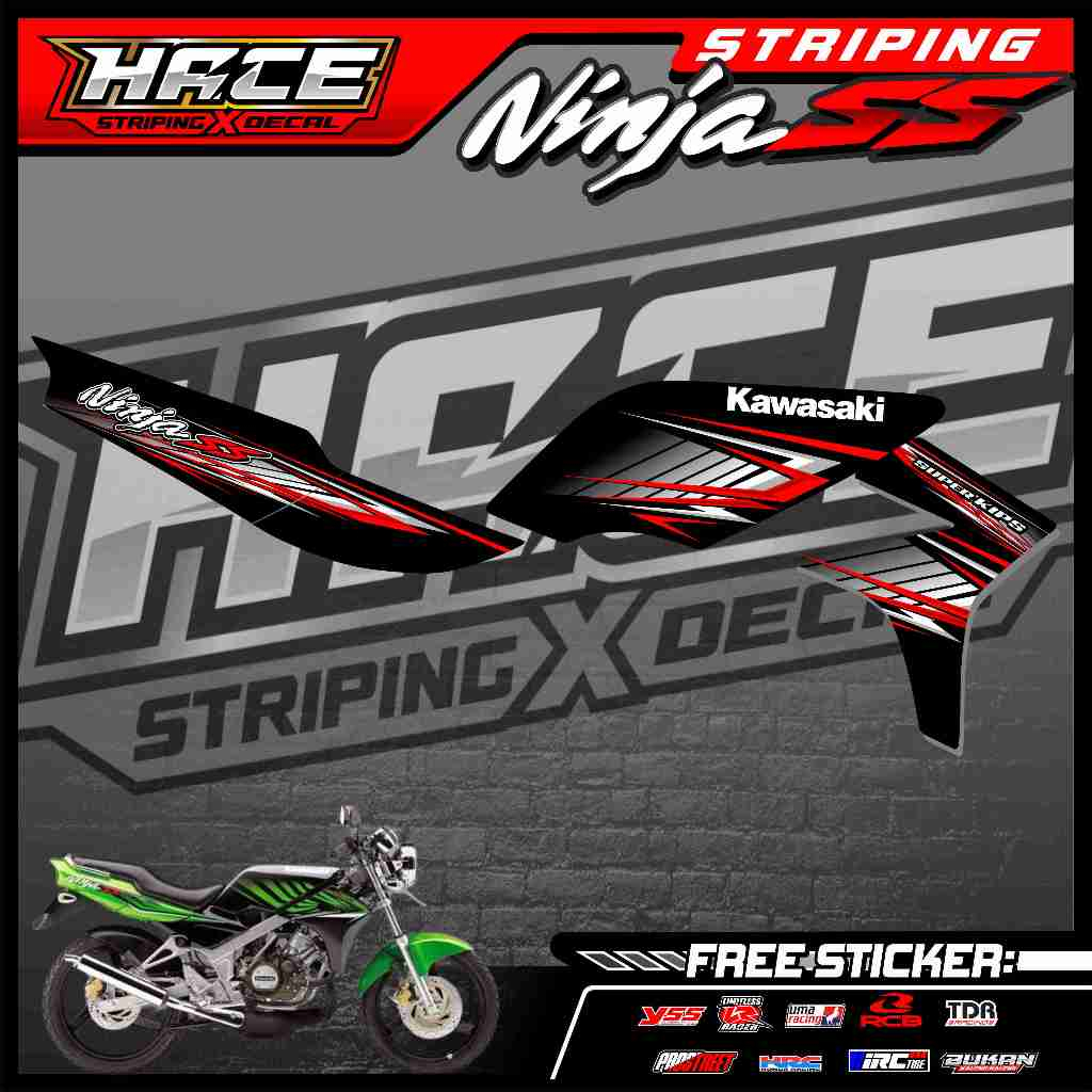 303 STRIPING STICKER NINJA SS - STRIPING STICKER NINJA SS ABSTRAK LIST GARIS RACING