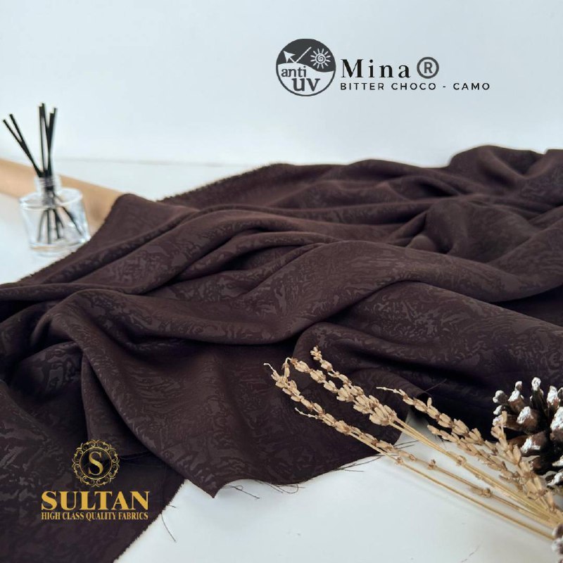 KAIN MINA ANTI UV SULTAN EMBOSS CAMO 50 cm