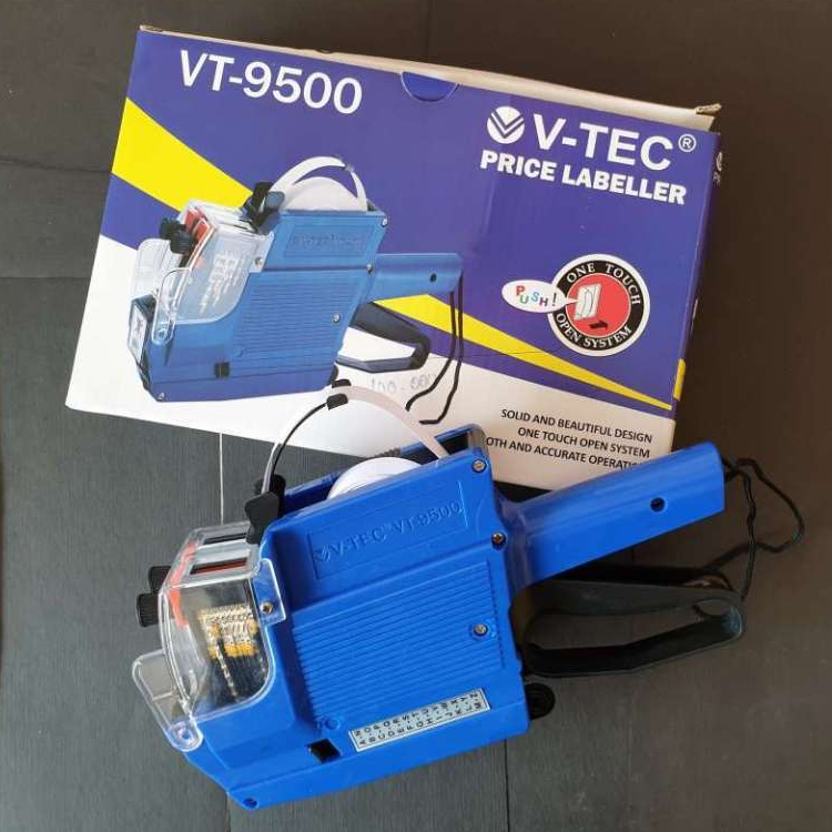 

Alat Label Harga/Price Labeller Mesin 2 Line Angka + Huruf VT-9500 V-TEC