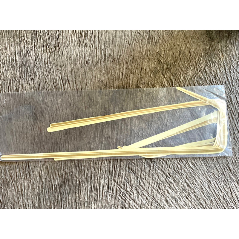 Striping Decal honda gl 100 kuning