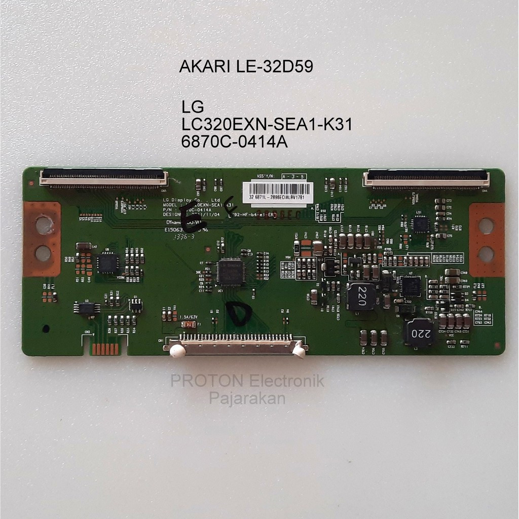 Tcon LED TV LG 32LT650H AKARI LE-32D59 LE-32P58 Crystal CTV-3200 Timing Control LC320EXN-SEA1-K31 68