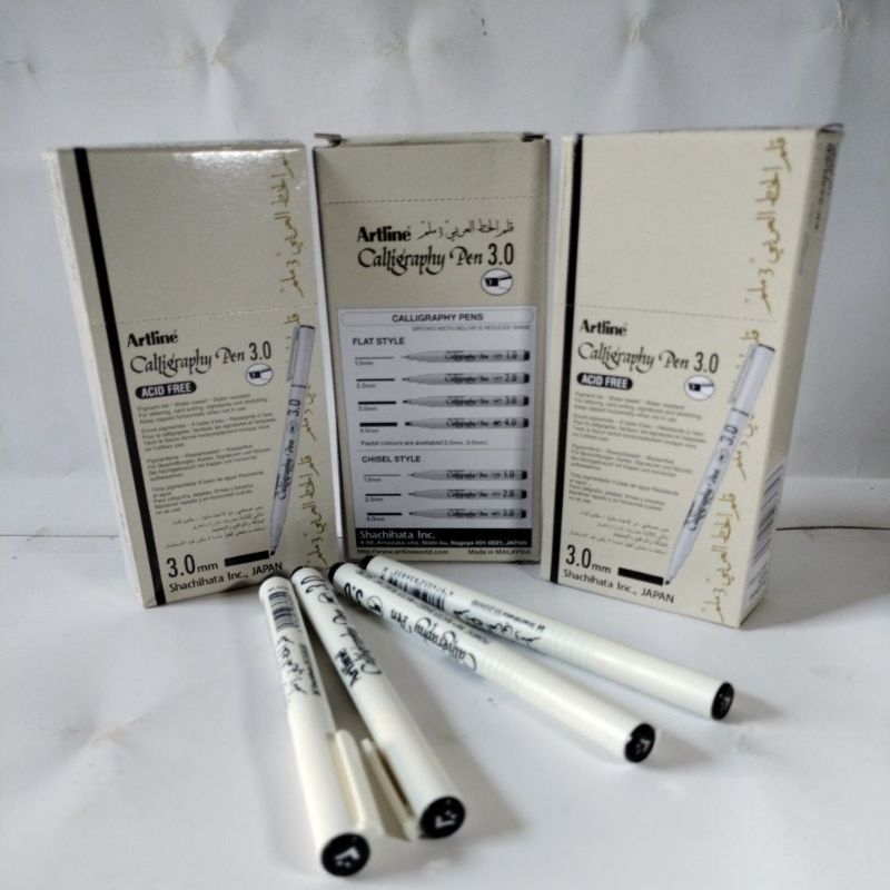 

ARTLINE Caligraphy pen ukuran 3.0 mm