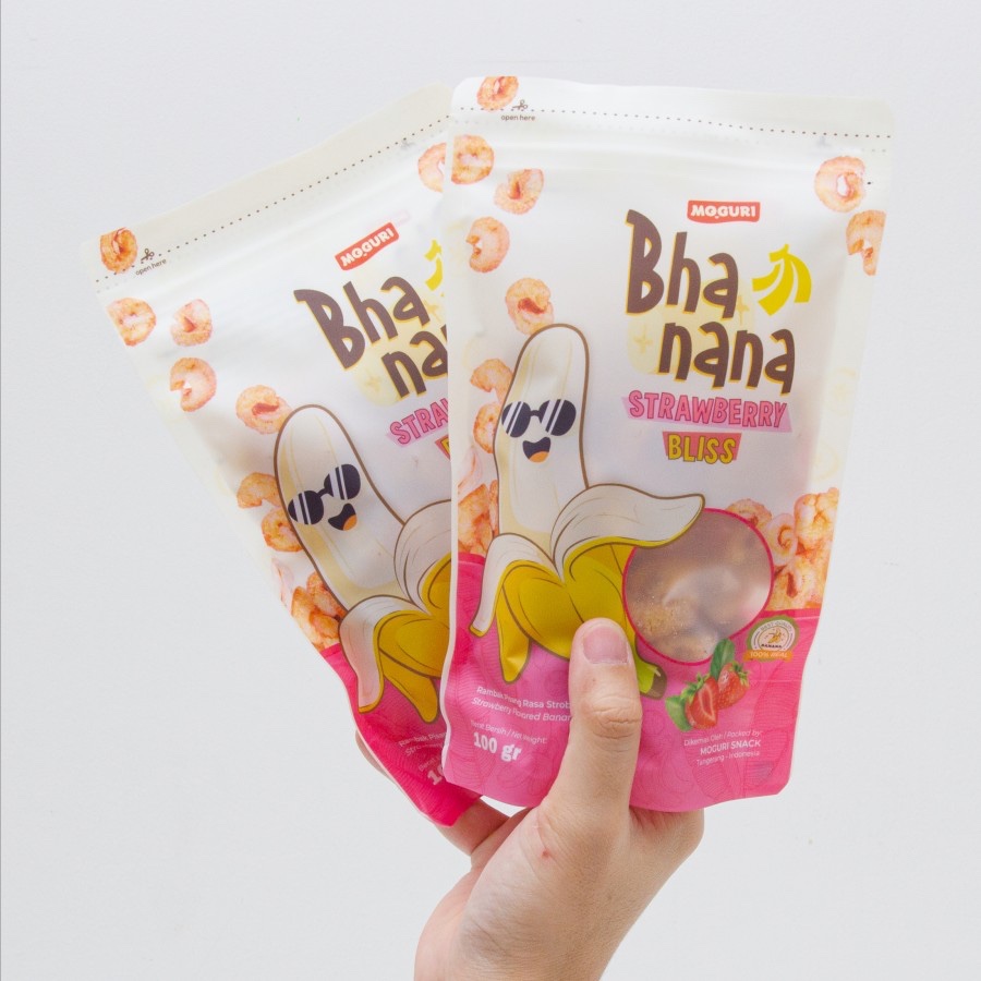 

Paket Duo (2 pack) Moguri Bhanana Strawberry Bliss