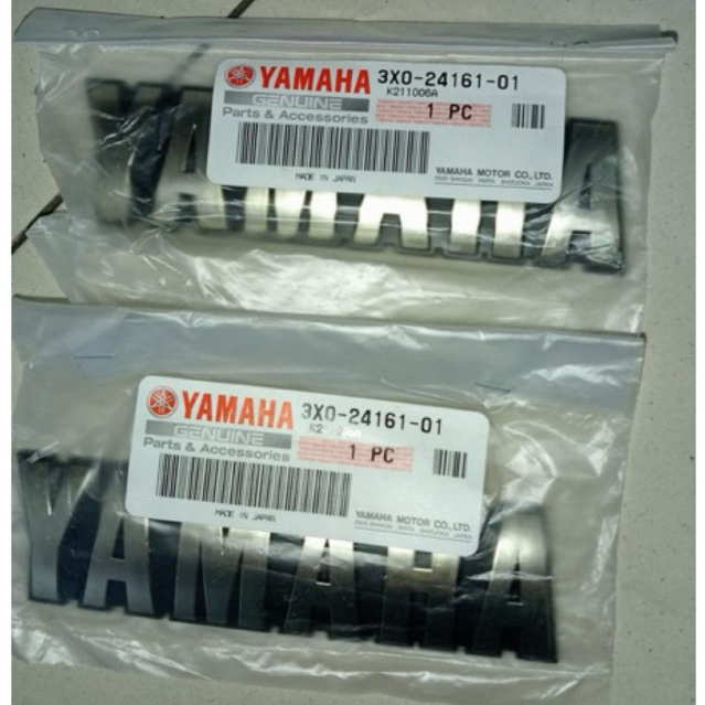 EMBLEM TANGKI YAMAHA RXK 135/ RX KING 135 PRODUKSI BARU PER PCS - ORIGINAL YAMAHA 3X0-24161-01