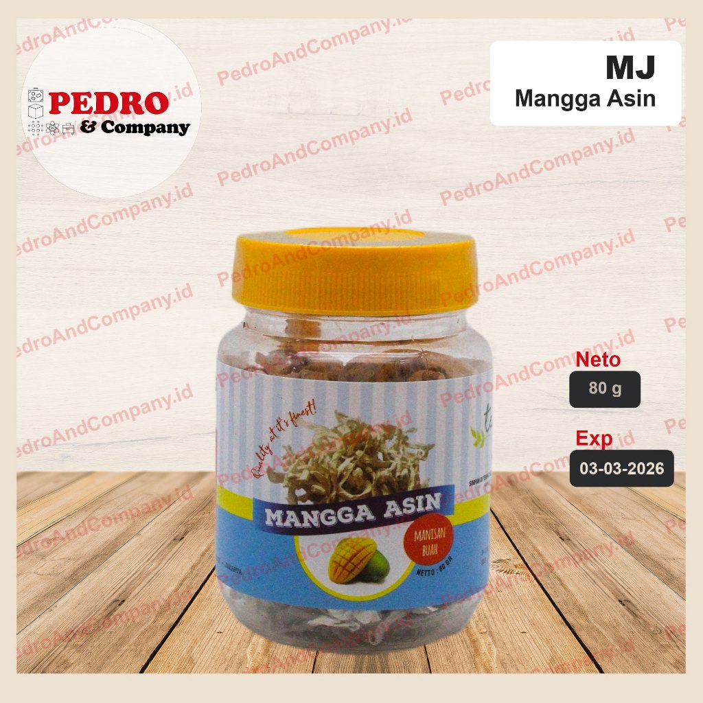 

MJ - Mangga asin / manisan buah (80 gr) - dried mango mangoes salty flavor