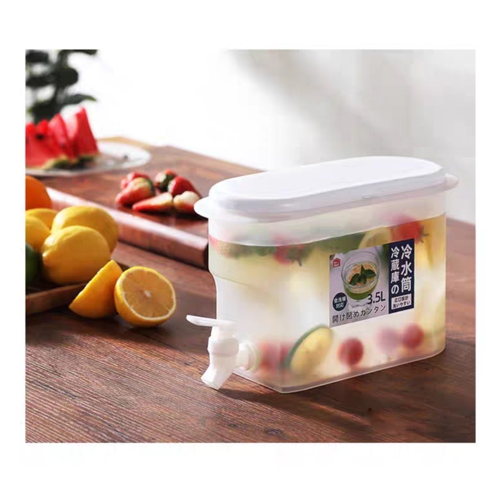 DISPENSER JUS KULKAS TEMPAT MINUM DINGIN KULKAS DISPENSER AIR MINUM JUICE BOTOL MINUM GALON KULKAS