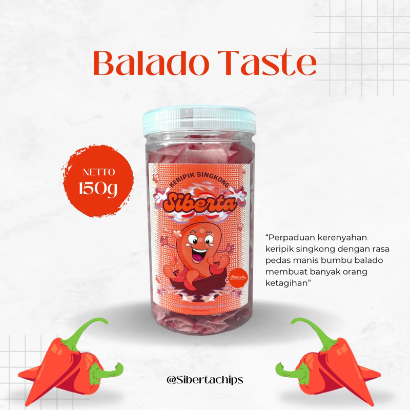 

Keripik Singkong Siberta - BALADO