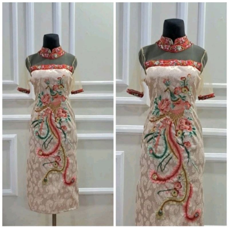 Cheongsam couple jaguard / Baju china imlek / qibao / sangjit dress