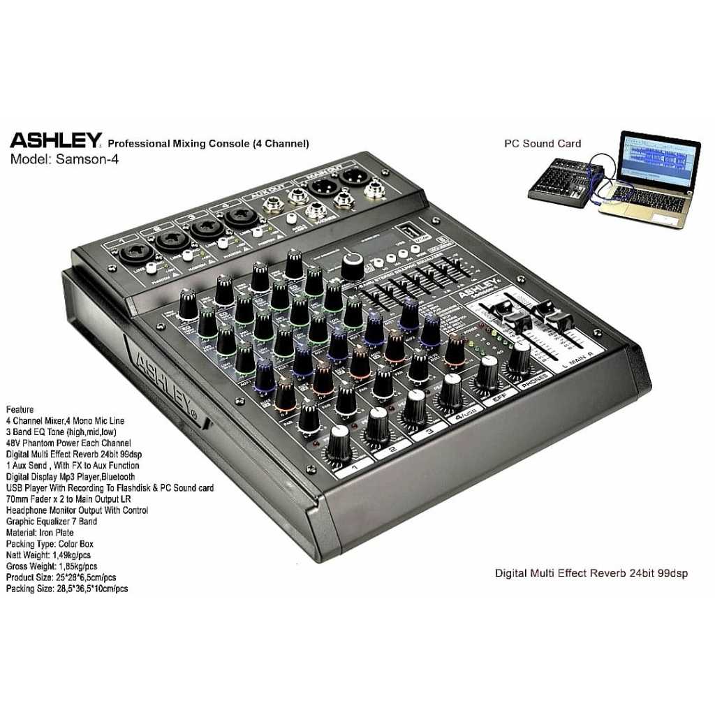 Mixer 4 Channel Ashley Samson 4