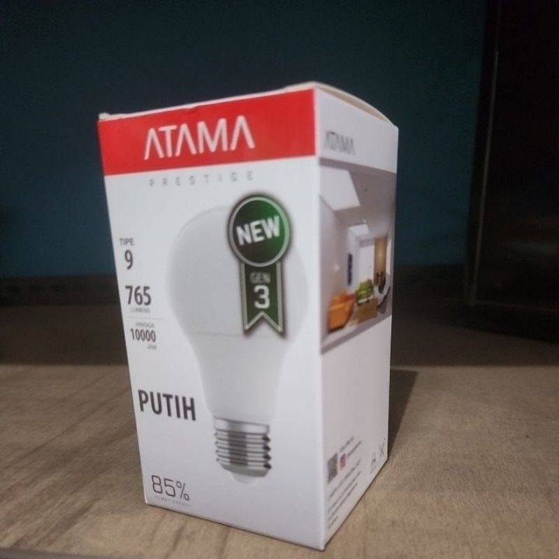 Lampu LED BULB ATAMA PRESTIGE Tipe 9 GEN 3 (NEW) Putih