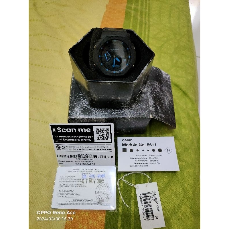 G Shock GA-2100 Second garansi