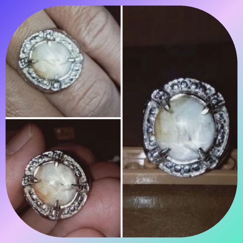 Cincin Safir Birma Star