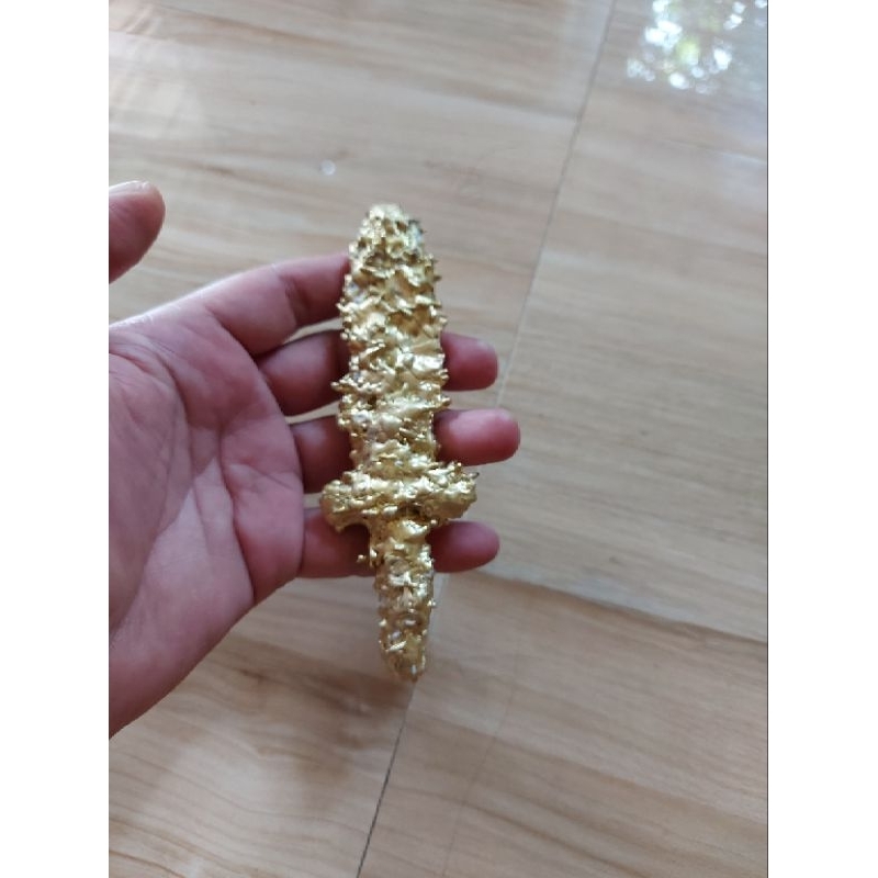 Gold Turtlee Leklai Natural Holy Metal Lp Somporn Thai Very Rare