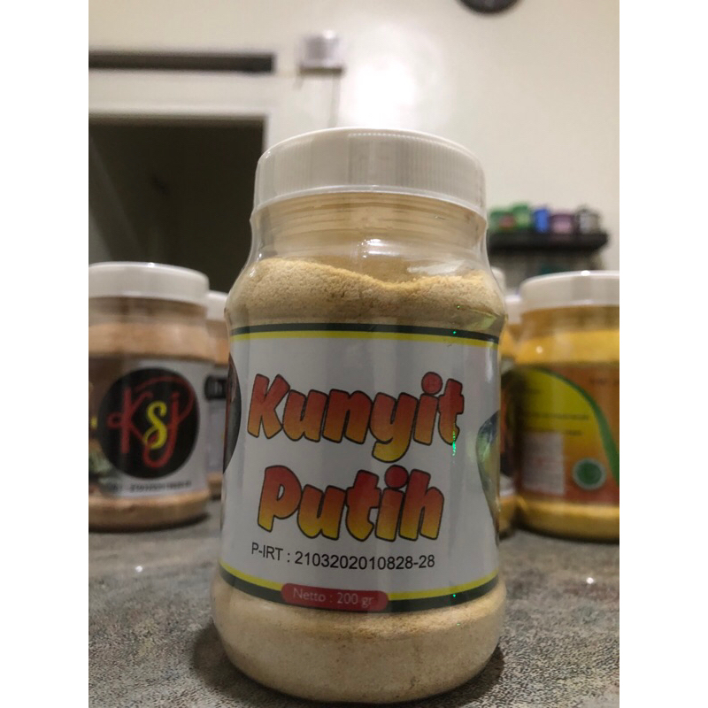 

KUNYIT PUTIH INSTAN ASLI HERBAL 200gr FRESH