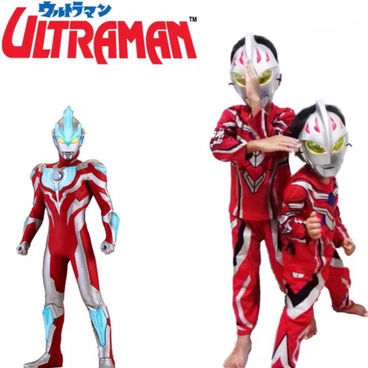 Diskon BAJU ANAK KOSTUM ULTRAMAN TOPENG  SETELAN ANAK ULTRAMAN  BAJU ANAK ULTRAMAN