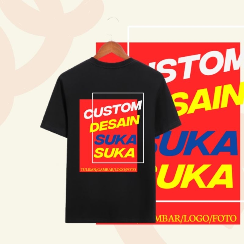 KAOS SABLON SUKA SUKA BAJU DESAIN SENDIRI SABLON KAOS
