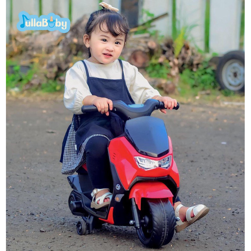 Motor Aki Anak Yamaha Nmax Mainan Motor Aki Listrik Yamaha | Motor Anak Vespa Anak Elektrik Dengan R