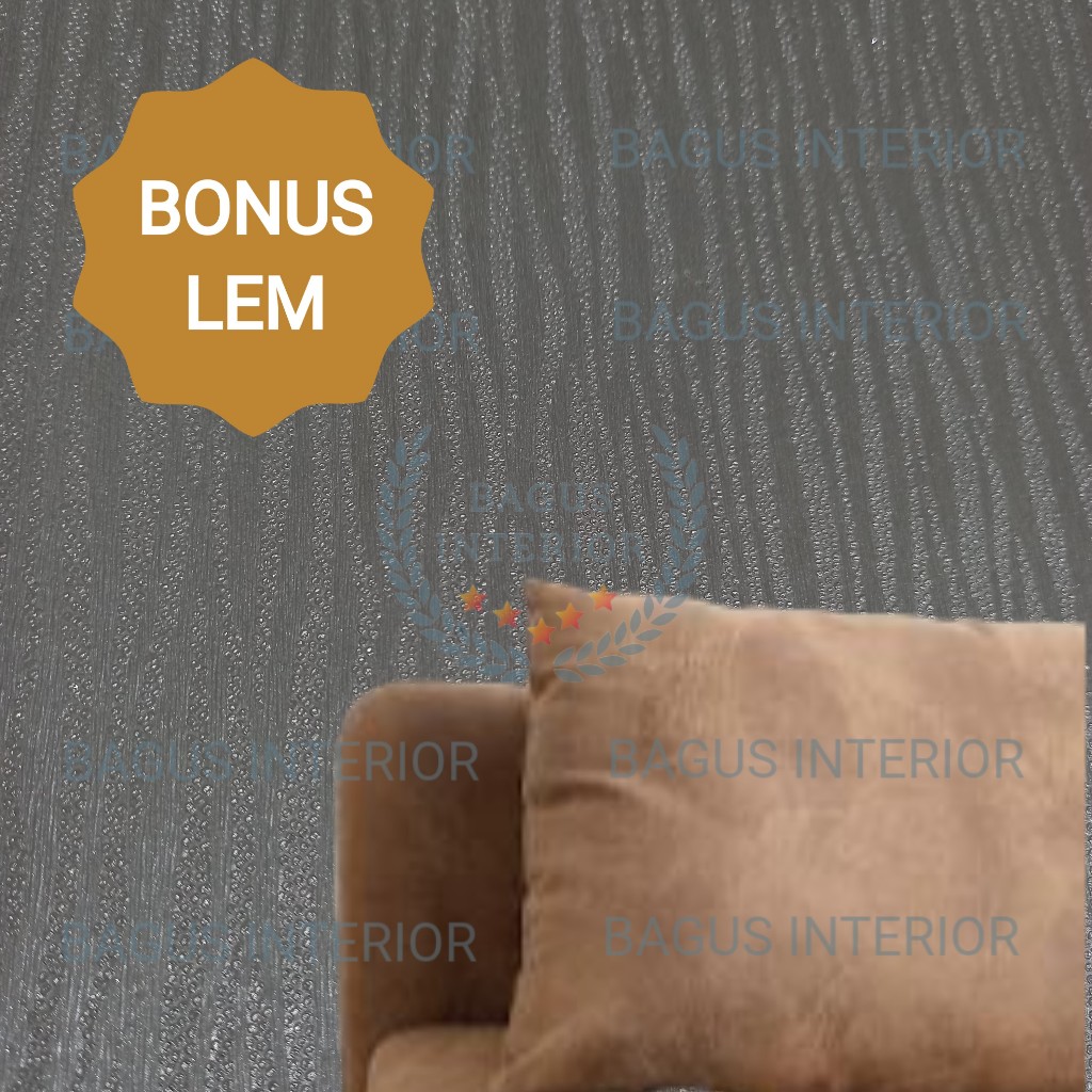 WALLPAPER DINDING VINYL POLOS BERSERAT