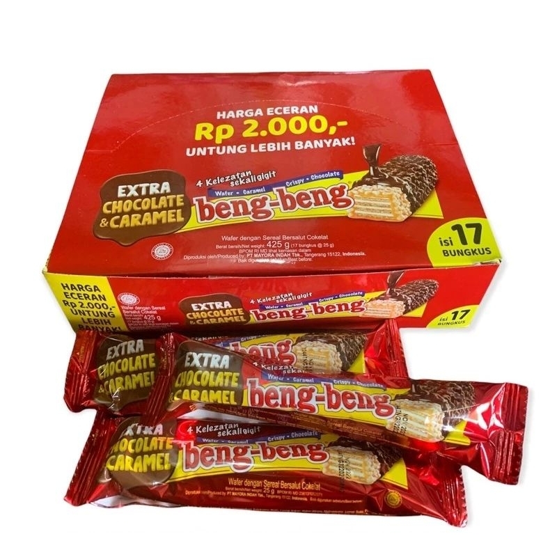 

Cokelat Wafer Caramel Beng-Beng Beng Beng Box