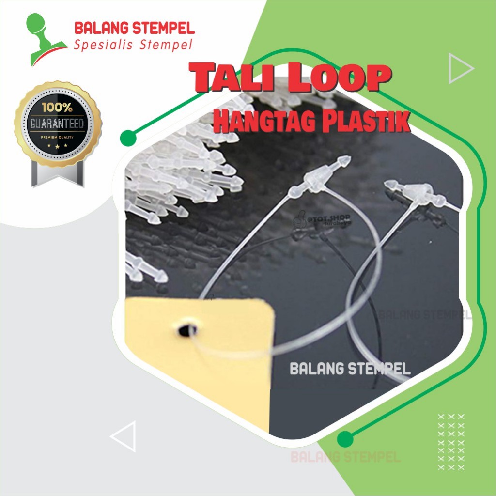 

Tali Loop Hangtag Plastik Loop Pin Lock String Pin Isi 10
