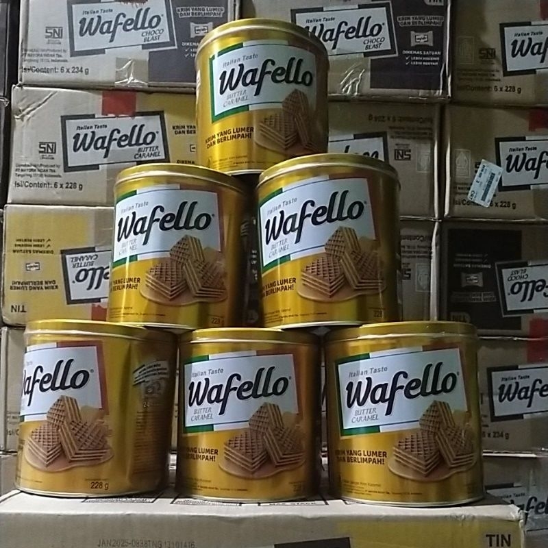 

Italian taste wafello butter caramel 228g