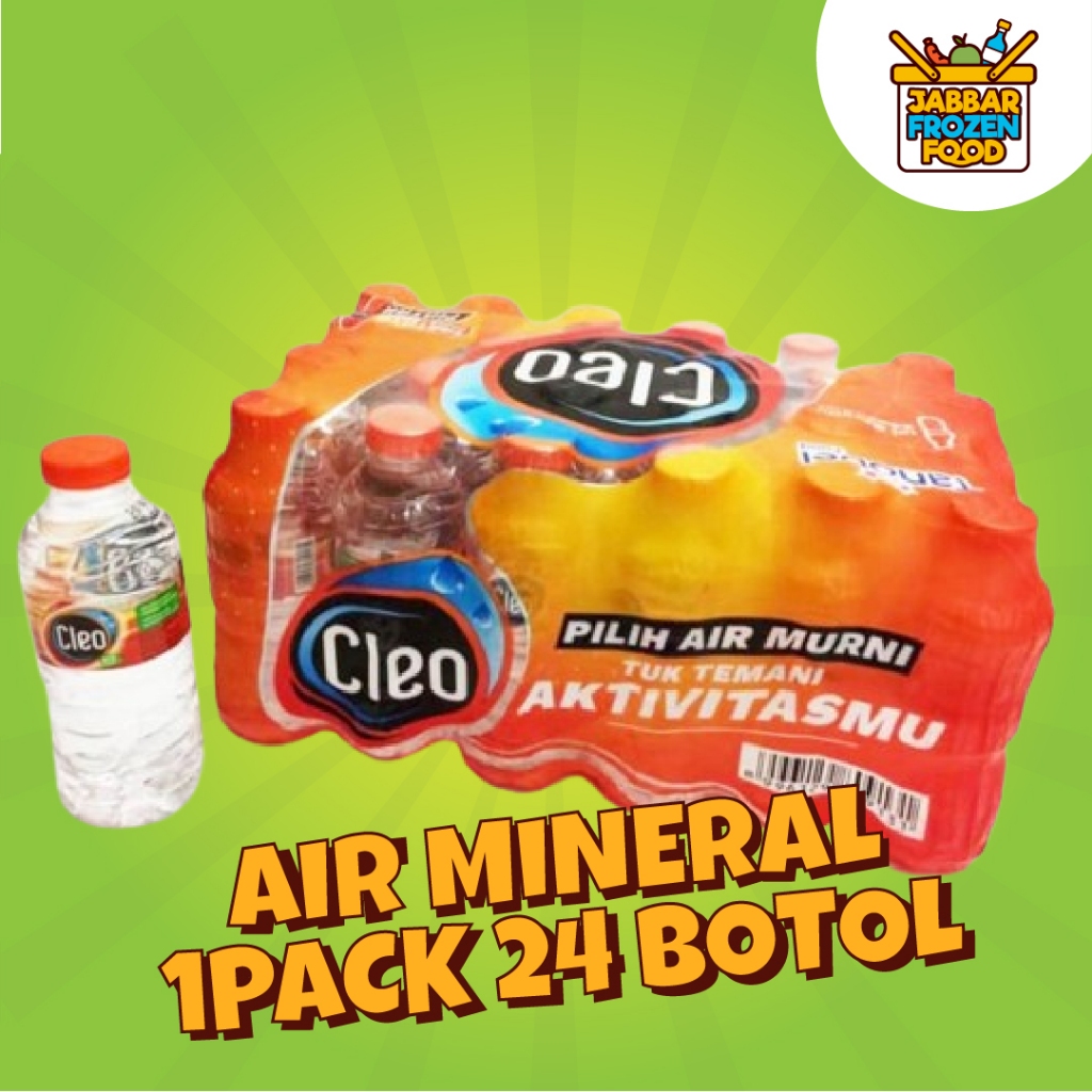 

Air Mineral Botol CLEO Smart isi 24 botol