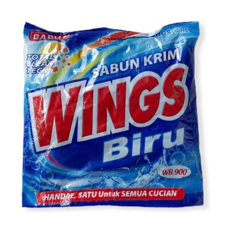 SABUN KREM WINGS BIRU 900WB
