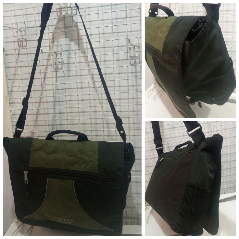 mead five star messenger bag- preloved-large -alaa19x40cm tinggi30cm
