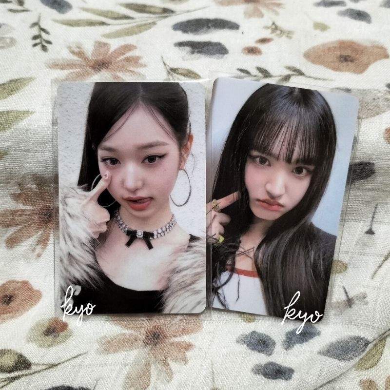 [BOOKED] pair IVE wonyoung liz ive ive i am pob ldwm lucky draw withmuu pc pisi poca photocard offic
