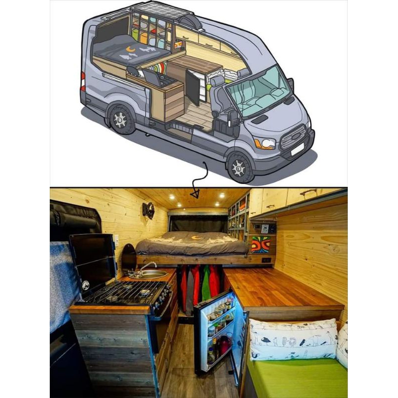 Interior Mobil campervan