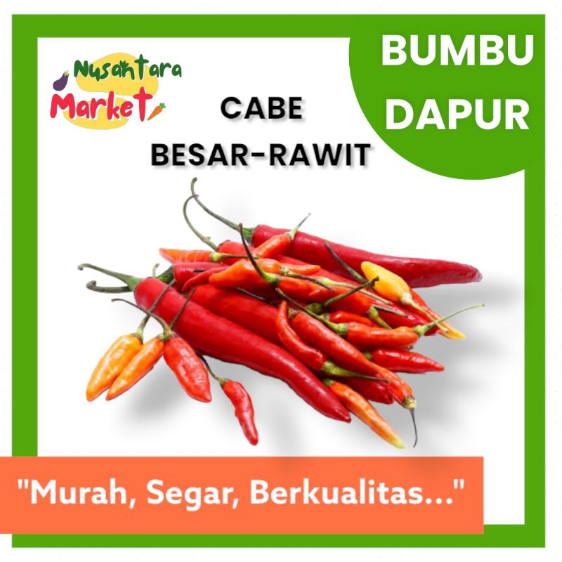 

CABE CAMPUR BESAR & RAWIT | 250GR | NUSANTARA MARKET