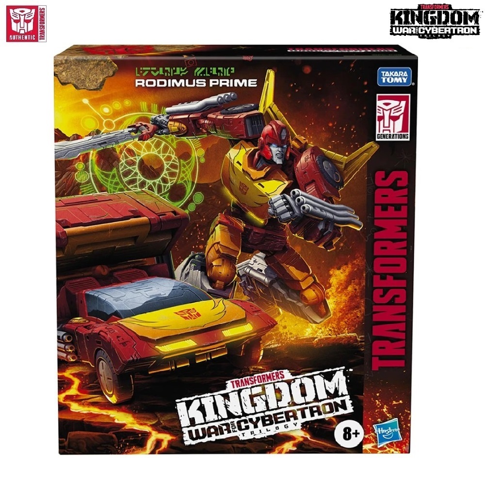 TRANSFORMERS War For Cybertron Kingdom Commander WFC-K29 Rodimus Prime with Trailer Figure TFOF1153