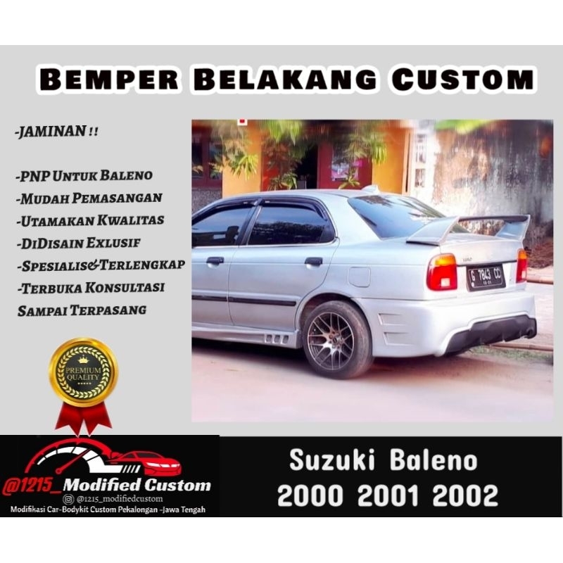 Bemper Belakang Baleno 97-2002 modif