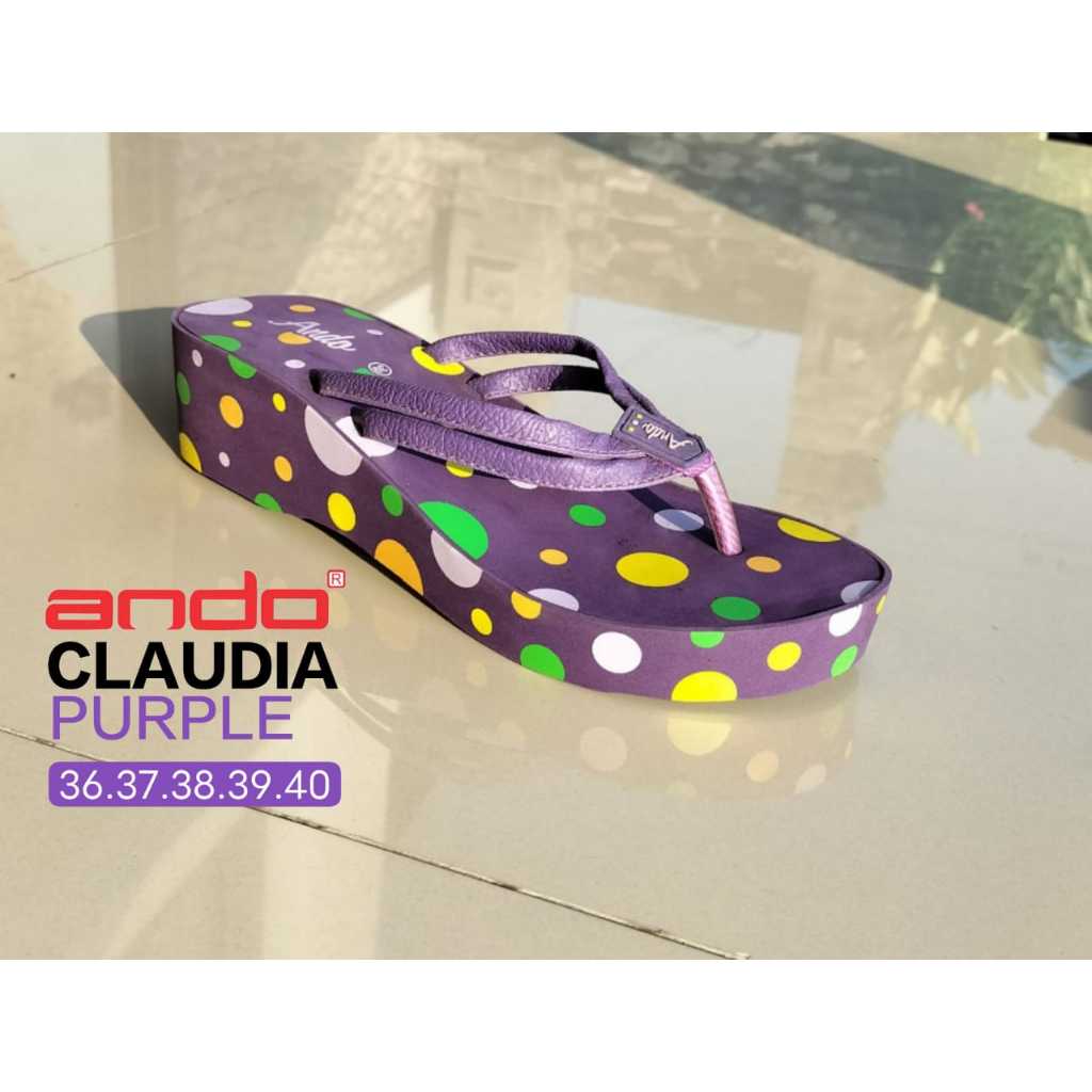 SANDAL HAK TINGGI WANITA WADGES JEPIT ANDO ORIGINAL 100% TERBARU DAN TERMURAH SANDAL HAK TINGGI SAND