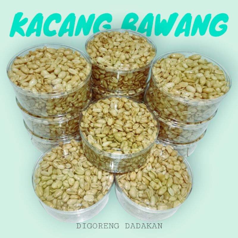 

KACANG BAWANG GORENG 500 GRAM/TOPLES ( Enak Renyah & Berkualitas ) RASA GURIH BAWANG PUTIH!!