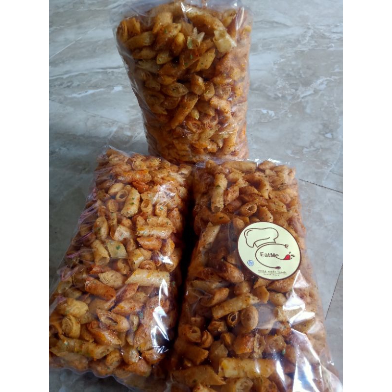 

LUMPIA KERING PEDAS/ daun jeruk(lumring) kemasan 500gr