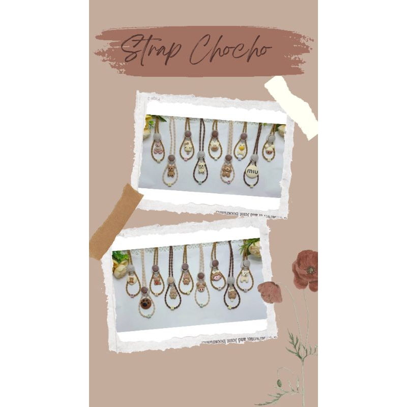 Strap mask Simple Chocho Series Strap Anak Cowok Cewek Strap Masker Tali Gembul elastis Strap Mask P