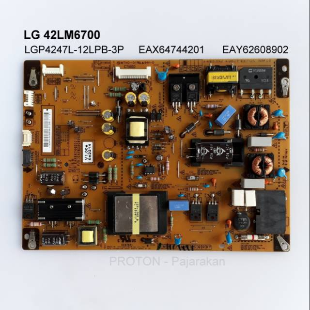 PSU LCD LED TV LG 42LM6600 42LM6700 42LM660S 42LM670S 47LM670T 42LM669S 47LM6600 47LM6700 . Mesin Po