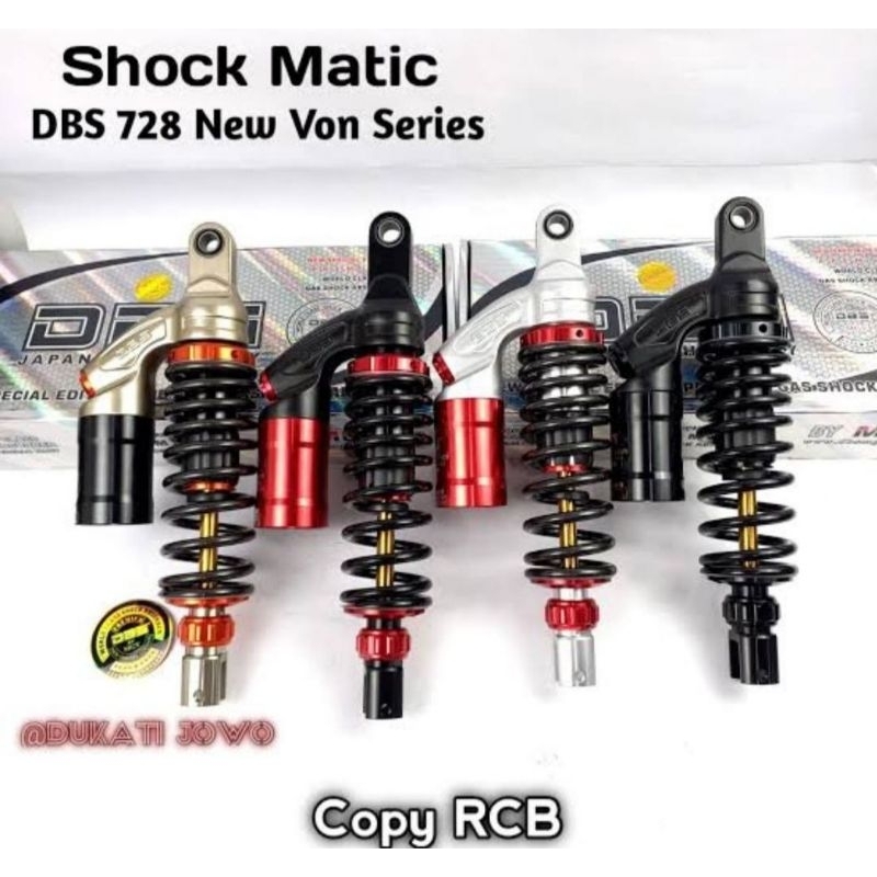 Shock Tabung DBS Premium AS GOLD TABUNG FUNGSI Mio/M3/Fino/Beat/Scoopy/Genio,dll