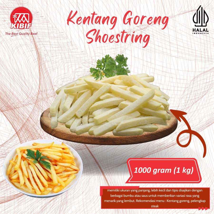 

Kentang Goreng Shoestring 1kg