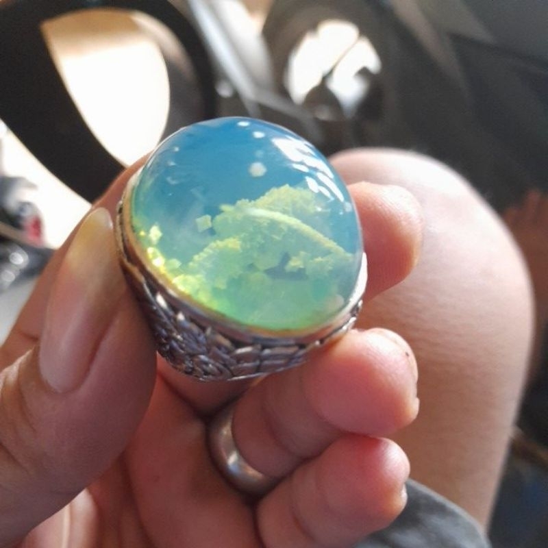 natural Batu pandan suji kembang kol