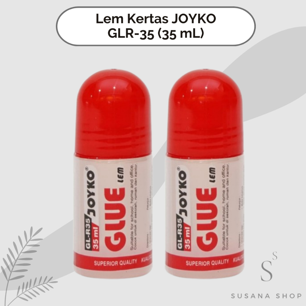Lem Kertas Cair JOYKO GLR-35 (1 pc) / Lem Cair Bening / Lem Cair Kertas MURAH BEST SELLER