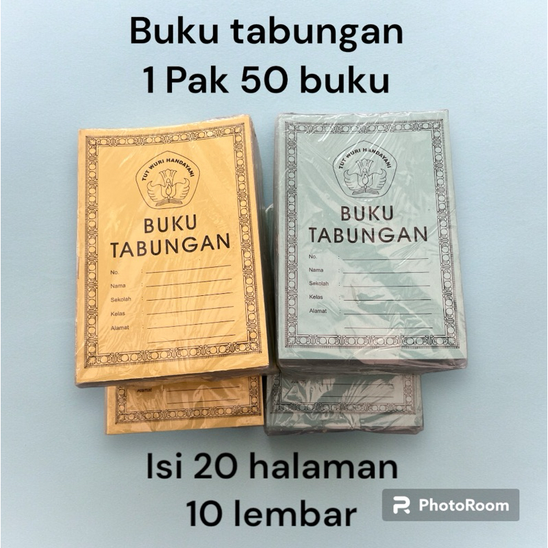 

(50pcs) Buku Tabungan Sekolah/Tabungan Anak.